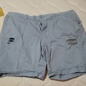 Distressed shorts